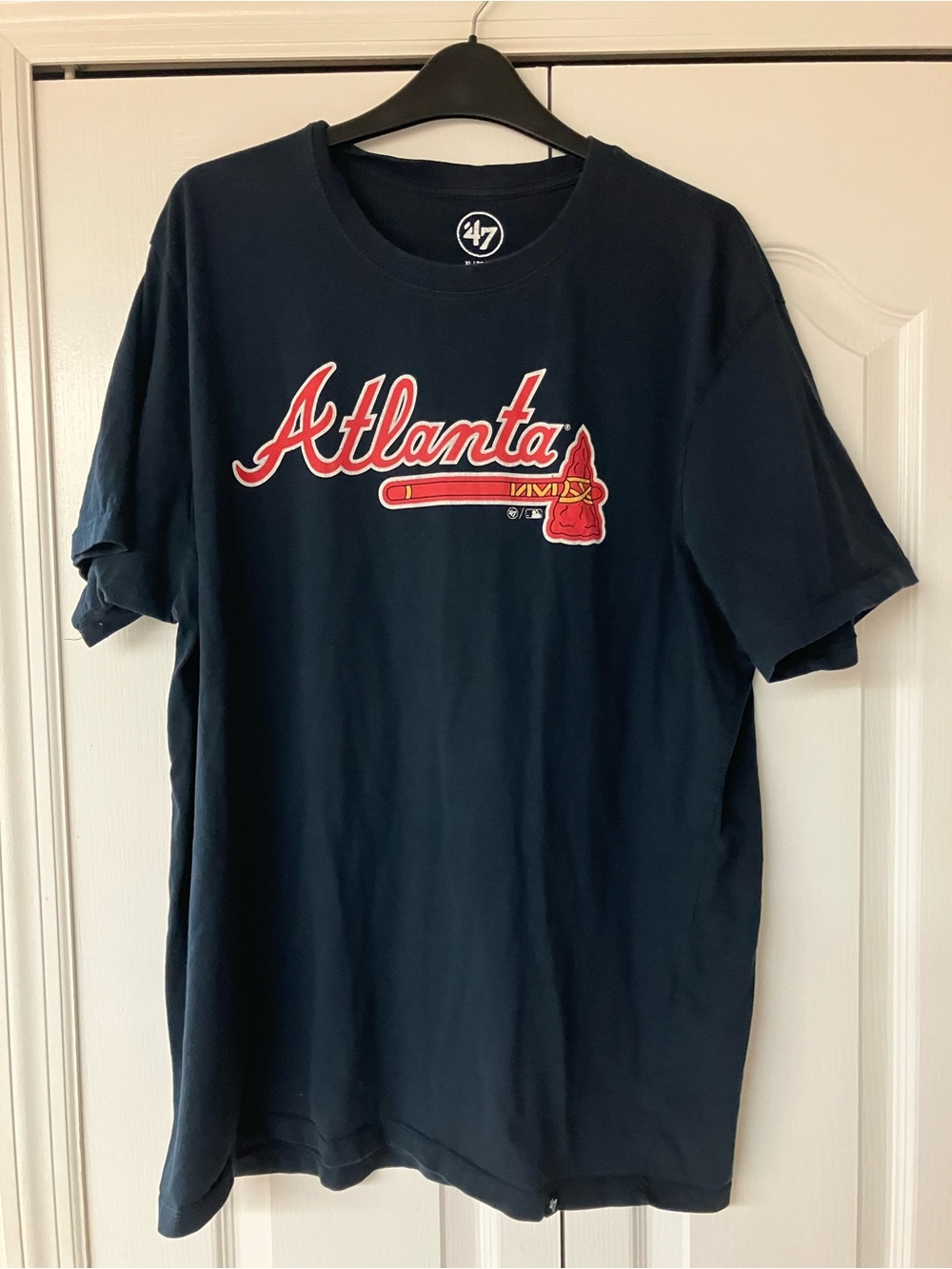Atlanta Braves MLB ‘47 Short Sleeve Shirt Mens Size XL
